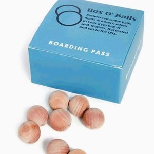 Box O' Balls full of eastern red cedar balls